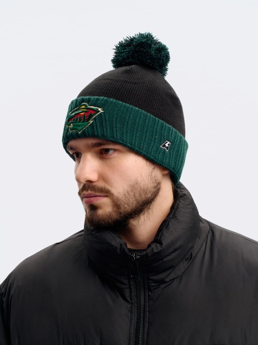 Шапка Minnesota Wild с помпоном фото 4 Шапка Minnesota Wild с помпоном фото 4